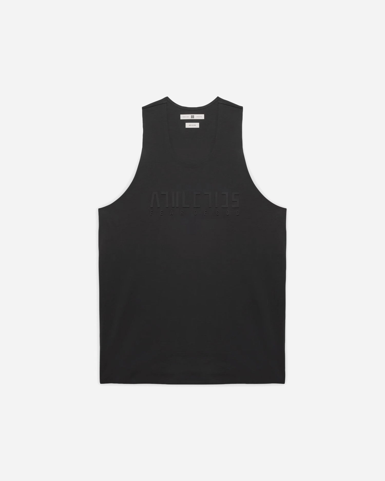 Tankkitoppi adidas Performance Fear of God Athletics Quickdry Jersey Performance Tank Top Musta | JZ4905, 1