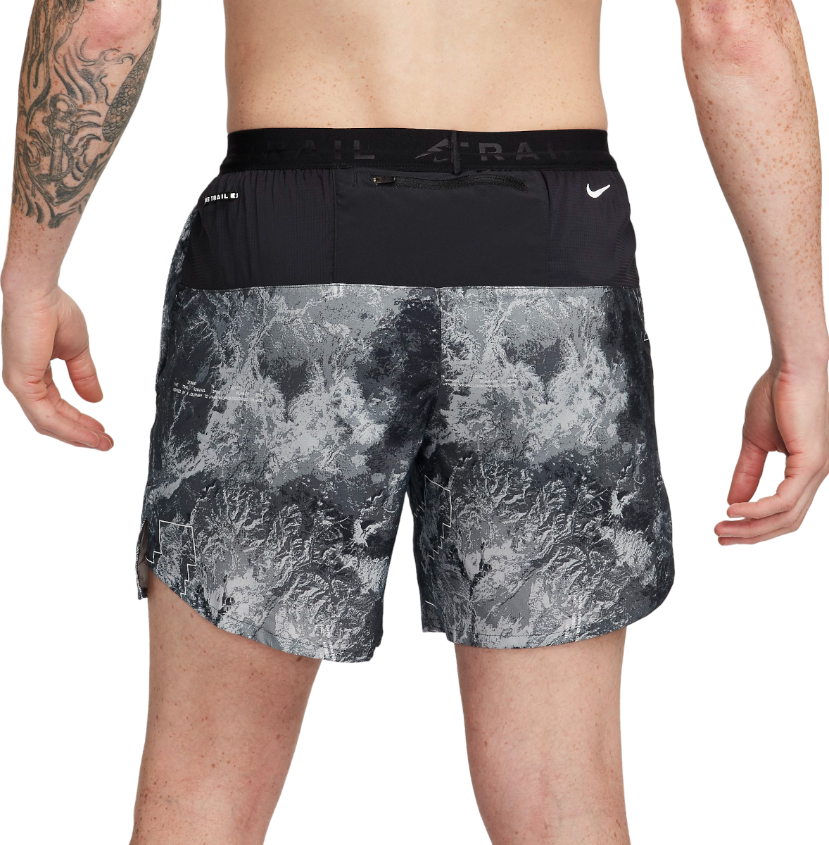 Shortsit Nike DF STRIDE 7BF SHORTS AOP Harmaa | fn3314-060, 1