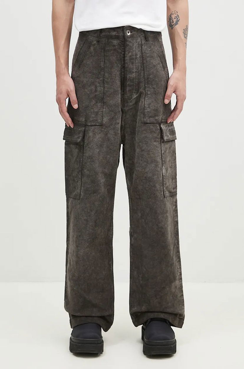 Cargo housut Rick Owens Cargo Trousers Harmaa | DU02D2354.MO