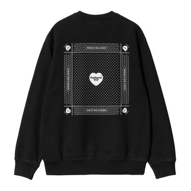 Villapaita Carhartt WIP Heart Bandana Crewneck Musta | I033246_0D2_06, 3
