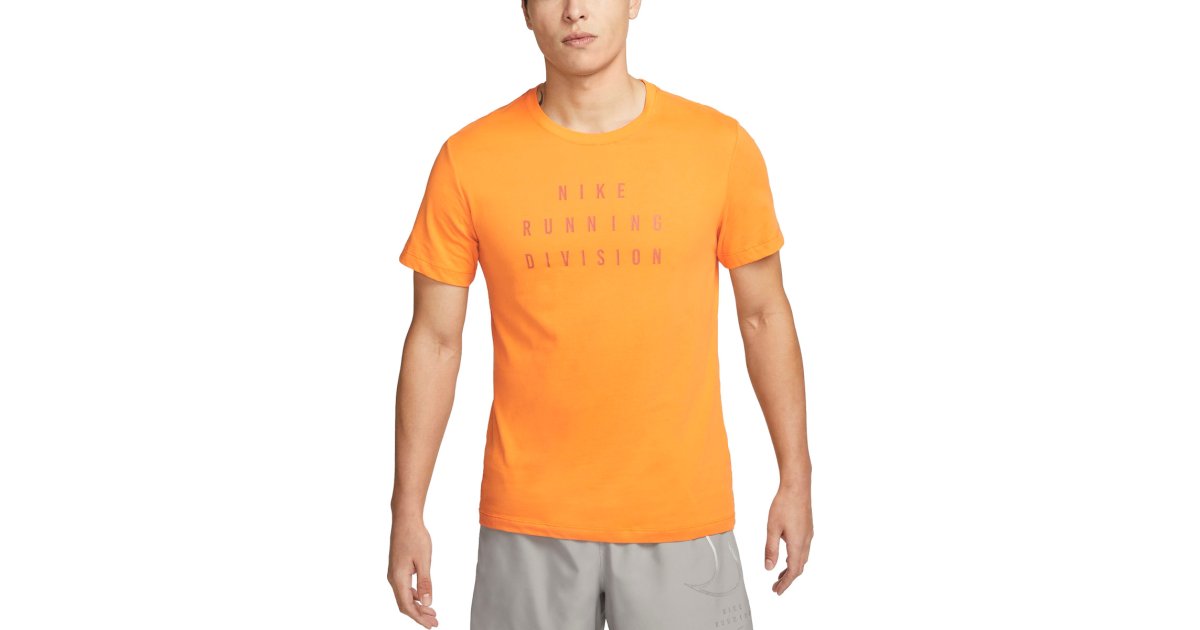 T-paita Nike Dri-FIT Run Division Tee Oranssi | fd0122-836, 1