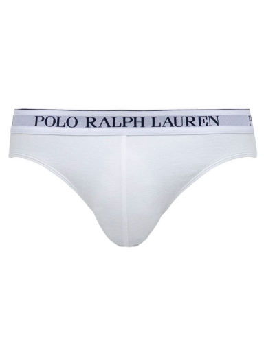 Nyrkkeilijät Polo by Ralph Lauren Pack Of 3 Logo Waistband Briefs Valkoinen | 714835884001