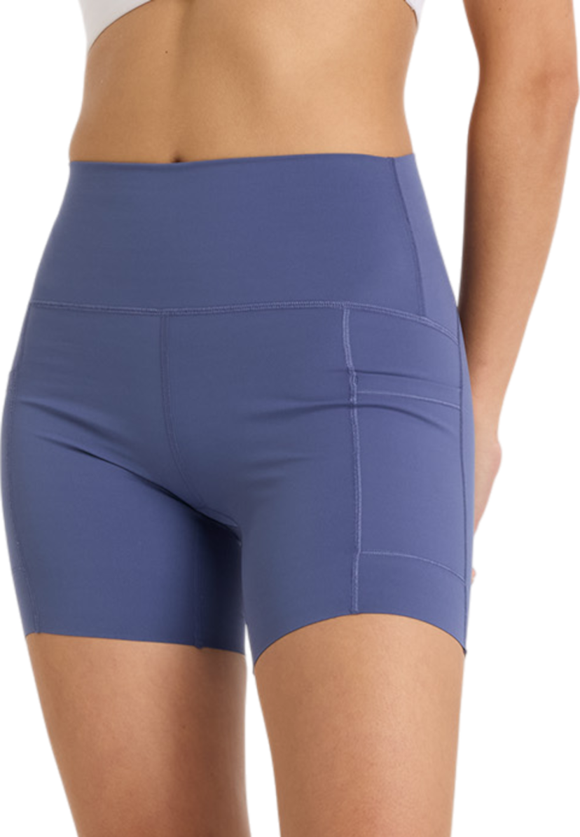 Shortsit New Balance Sleek Pocket High Rise Short 6" Sininen | ws51271-dre