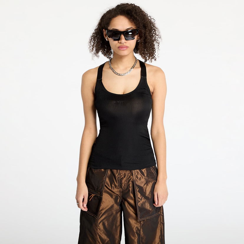 Tankkitoppi Off-White Off-White Light Rib Alla Tank Top Musta | OWAD25SS25JER0011010
