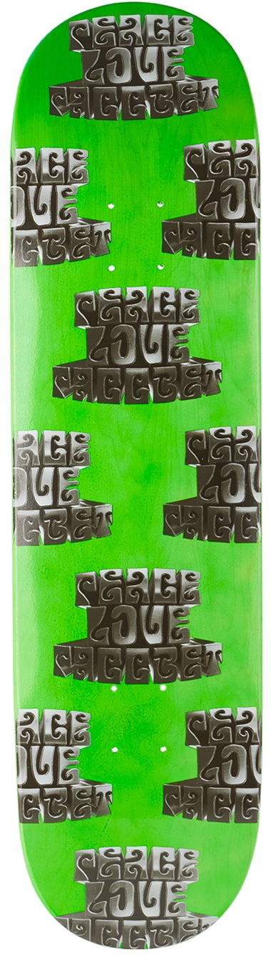 Flexstyle PACCBET Rassvet Green 3D Skateboard Deck, 8.1 in Vihreä | PACC10SK14