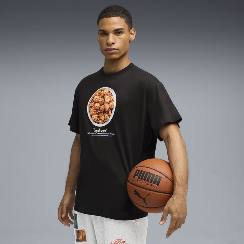 T-paita Puma Hooptopia Break Fast T-Shirt Musta | 632881_01