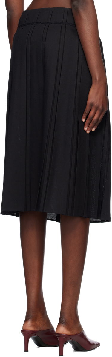 Hame Jil Sander Jil Sander Pleated Midi Skirt Musta | J02MA0256_J40217, 2