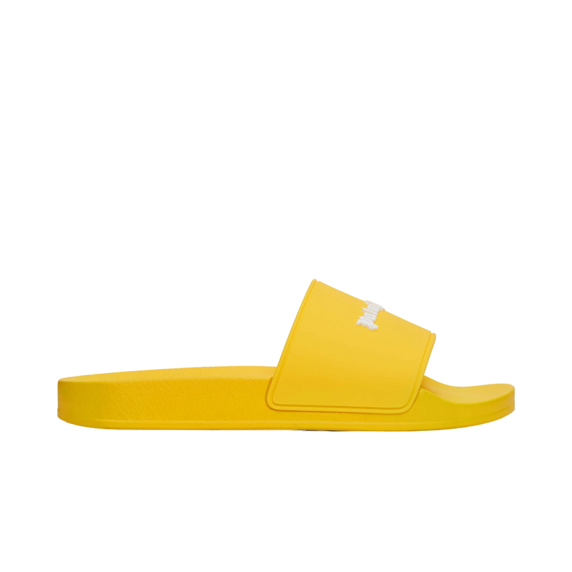 Tennarit ja kengät Palm Angels Yellow Logo Pool Slides Keltainen | PMIC011F24MAT0016565