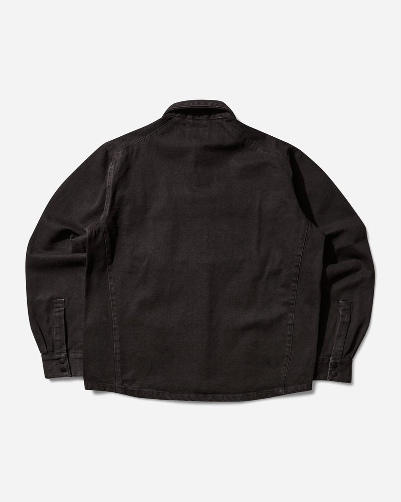 Paita ROA Wrangler Lona Denim Shirt Musta | OBMW017FA11 BRW0003