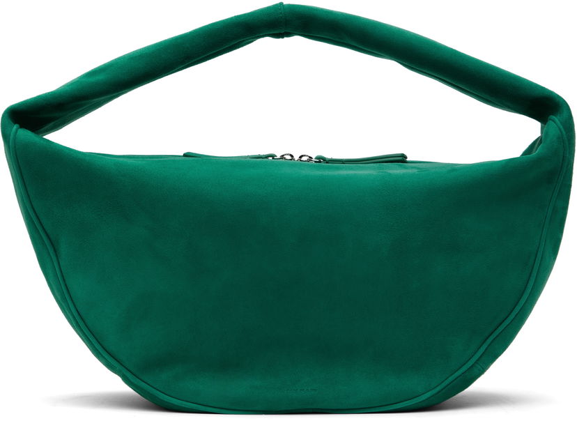 Olkalaukku BY FAR BY FAR Maxi Cush Suede Shoulder Bag Vihreä | MWBSB022KL007GR047PL