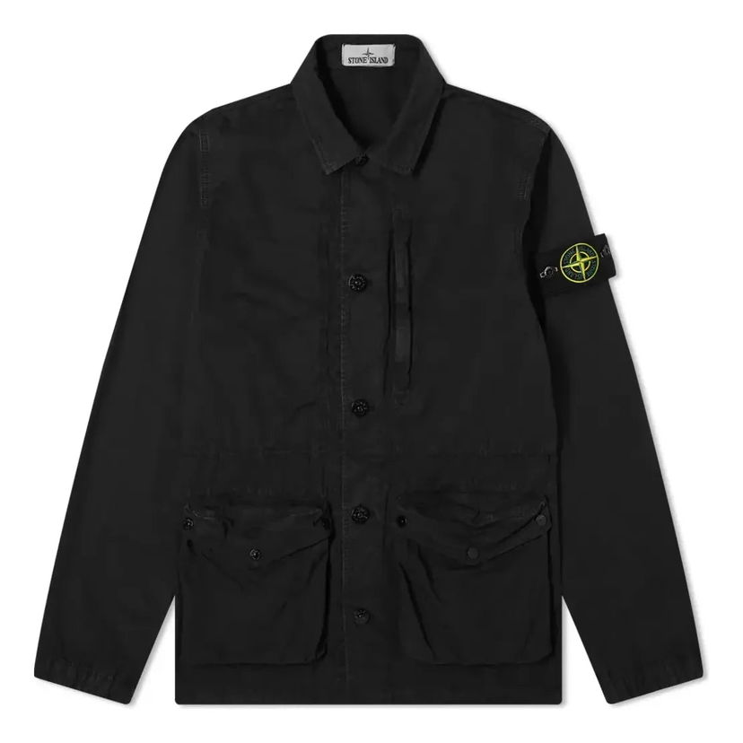 Paita Stone Island Vintage Canvas 3 Pocket Jacket Musta | 7415439WN-V0129