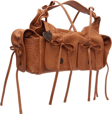 Käsilaukku Acne Studios Acne Studios Multipocket Grained Leather Bag Ruskea | A10425-, 1