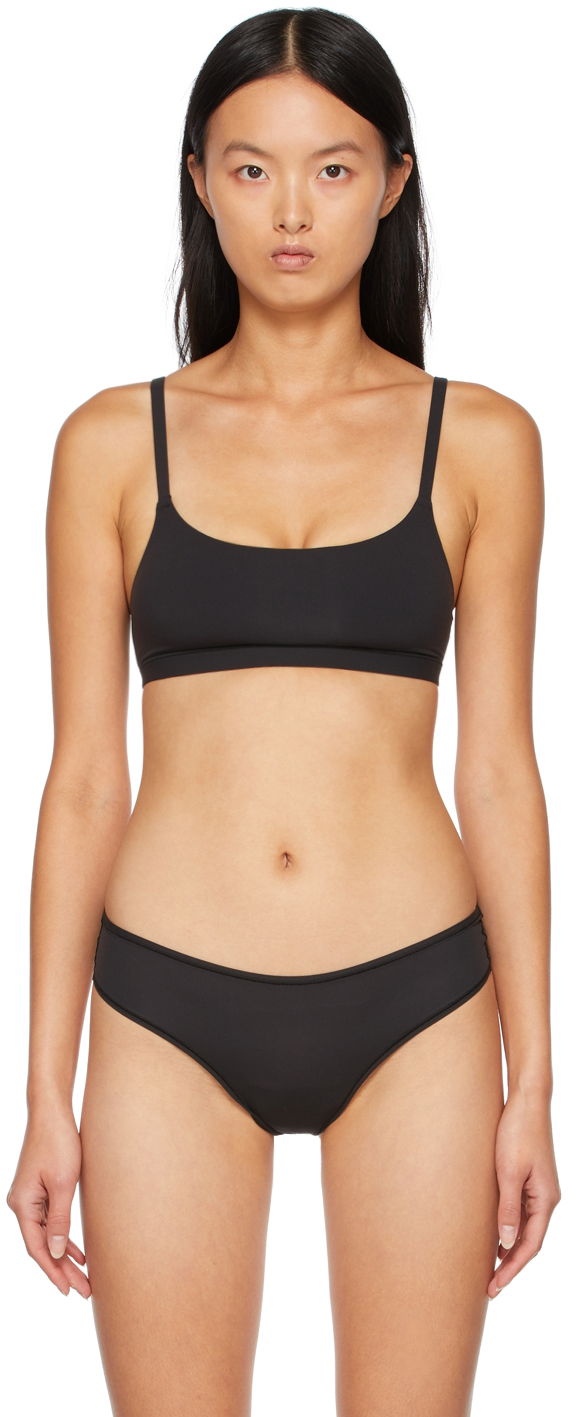 Rintaliivit SKIMS SKIMS Fits Everybody Scoop Neck Bra Musta | BR-SCN-2025