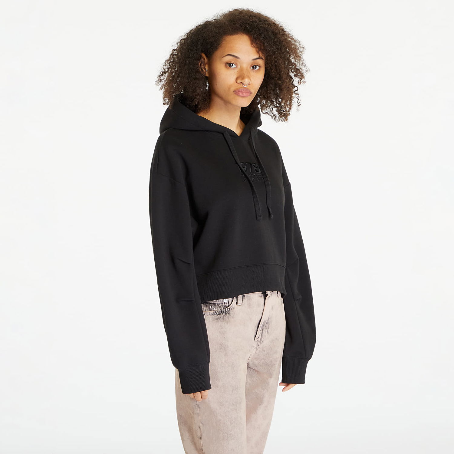 Huppari CALVIN KLEIN 1978 Varsity Interlo Musta | J20J221941 BEH, 0