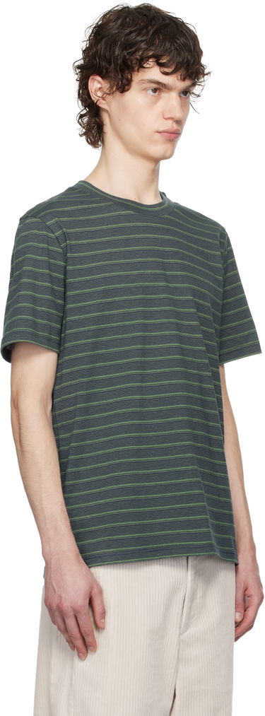 T-paita A.P.C. A.P.C. Aymeric Striped T-Shirt Vihreä | COHGX-H26132, 1