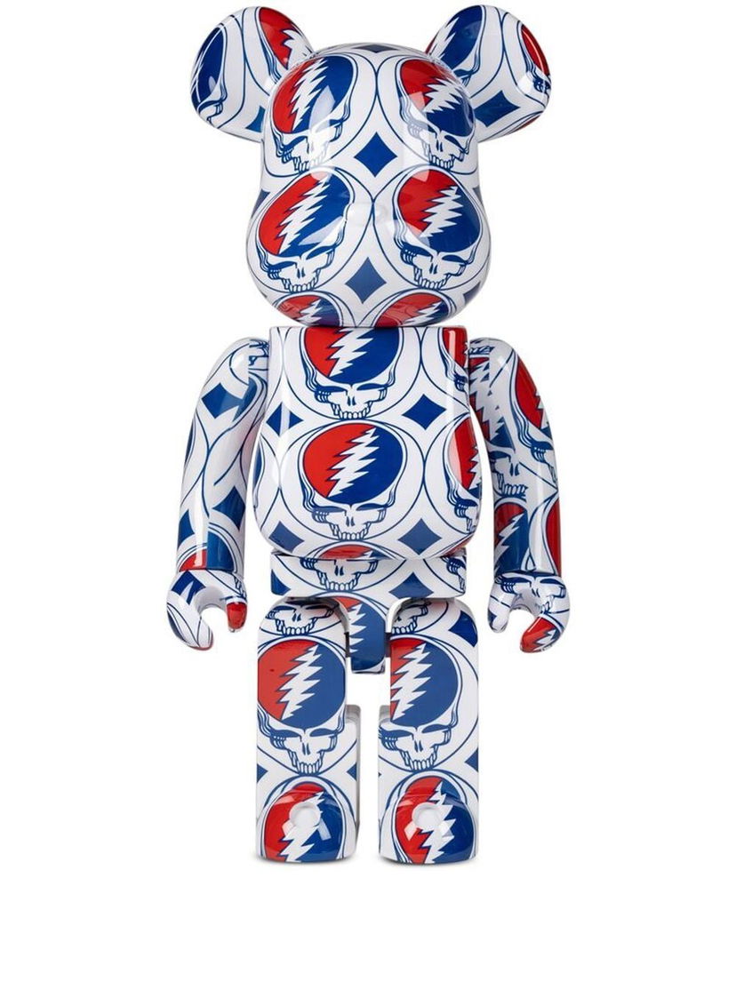 Keräilykelpoinen Medicom Toy Grateful Dead "Steal Your Face" BE@RBRICK figure - White Sininen | MEDI011019618758