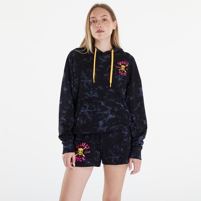 Huppari Under Armour Project Rock W Underground Terry Hoodie Black/ Nova Orange/ Black Musta | 1382711-001