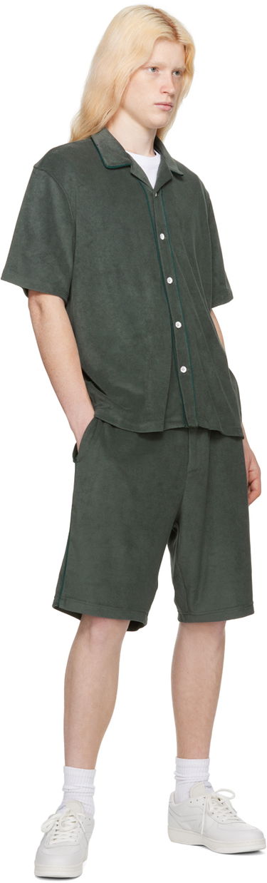 Paita rag & bone Rag & Bone Avery Resort Shirt Vihreä | MBC23HT014ZM14, 3