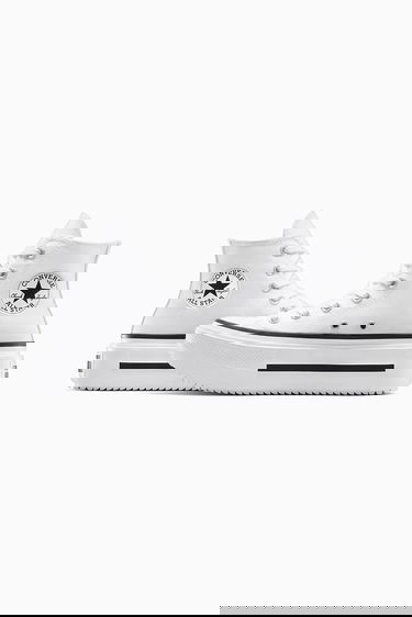 Tennarit ja kengät Converse Converse Chuck Taylor All Star Lift Double Stack Valkoinen | A12976C, 2