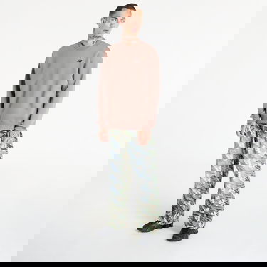 Huppari New Balance New Balance Linear Graphic Fleece Crew Sweatshirt Ruskea | MT53529EAS, 3