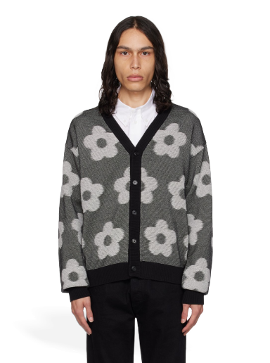Villapaita KENZO Paris Flower Spot Cardigan Musta | FD65CA4103CA