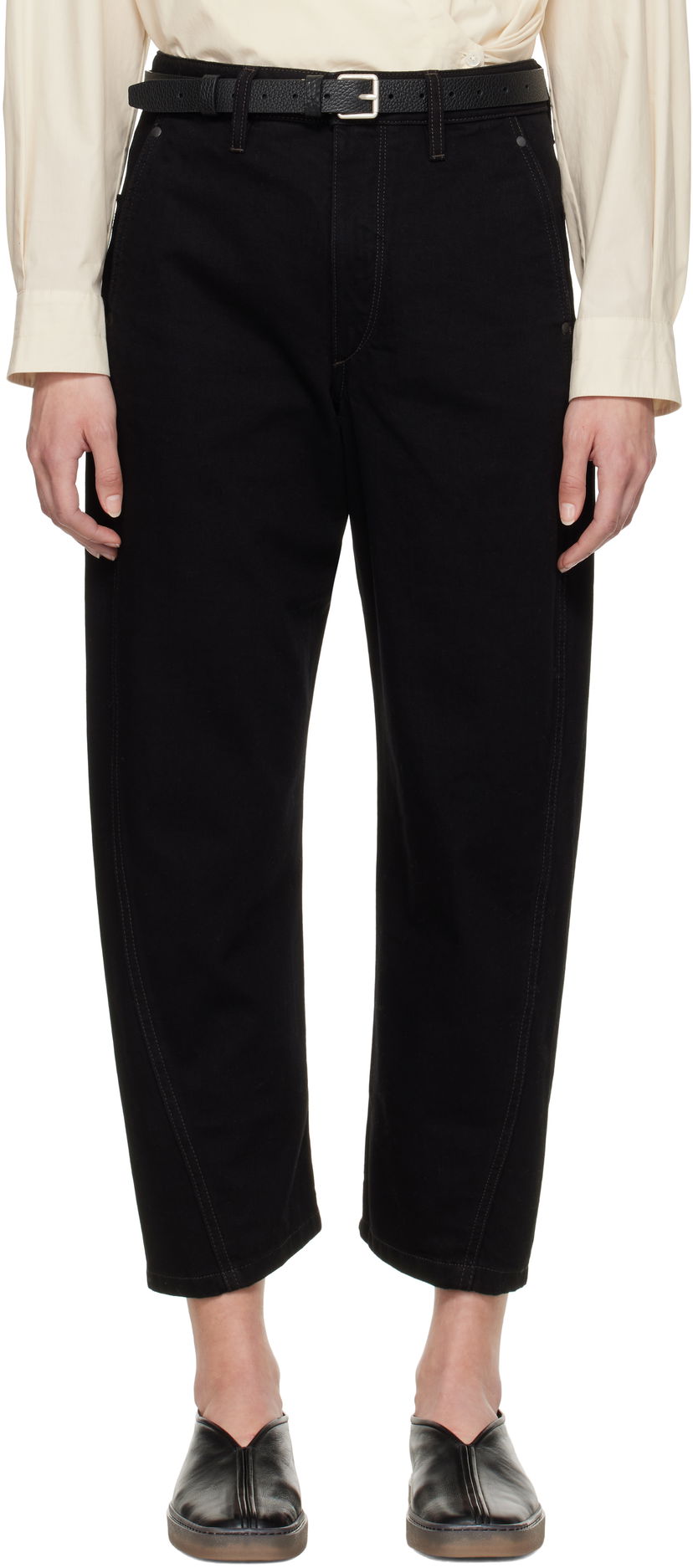 Jeans LEMAIRE Lemaire Twisted Jeans Musta | PA1051 LD1031