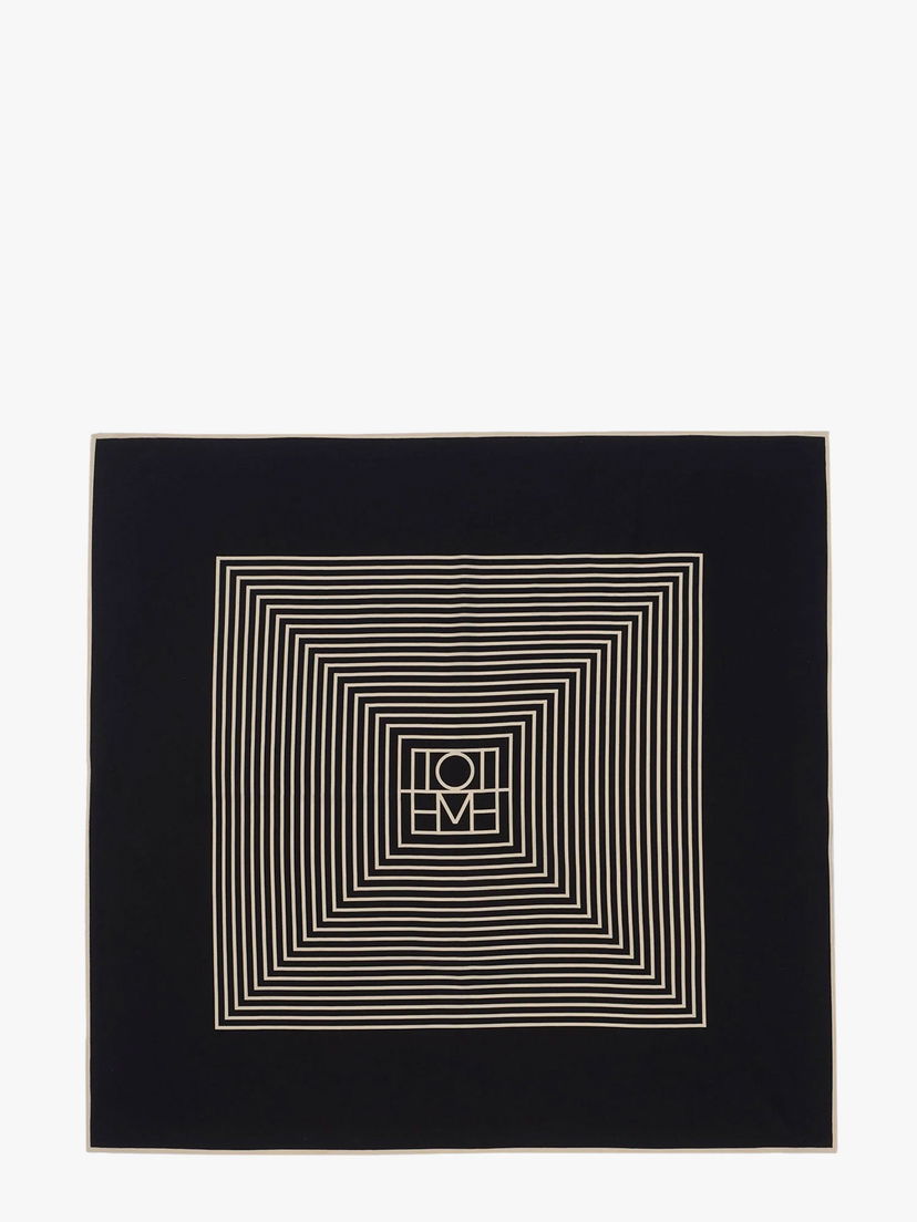 Huivi TOTEME Geometric Print Silk Foulard by Musta | 211853801902