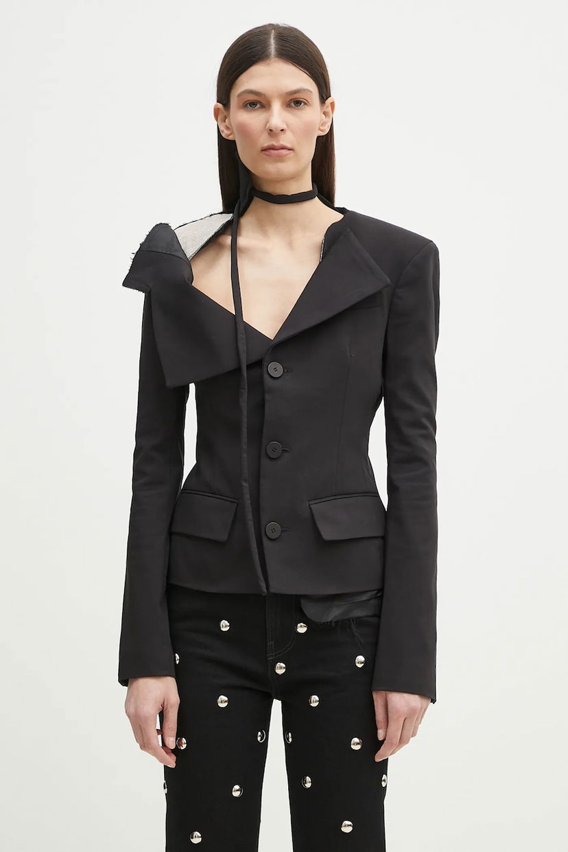 Takki Ottolinger Ottolinger Off-Shoulder Blazer Musta | 123.600623.01