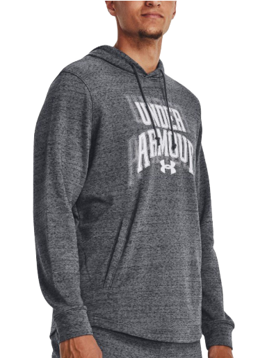 Huppari Under Armour Rival Terry Graphic Hoodie Harmaa | 1379766-012