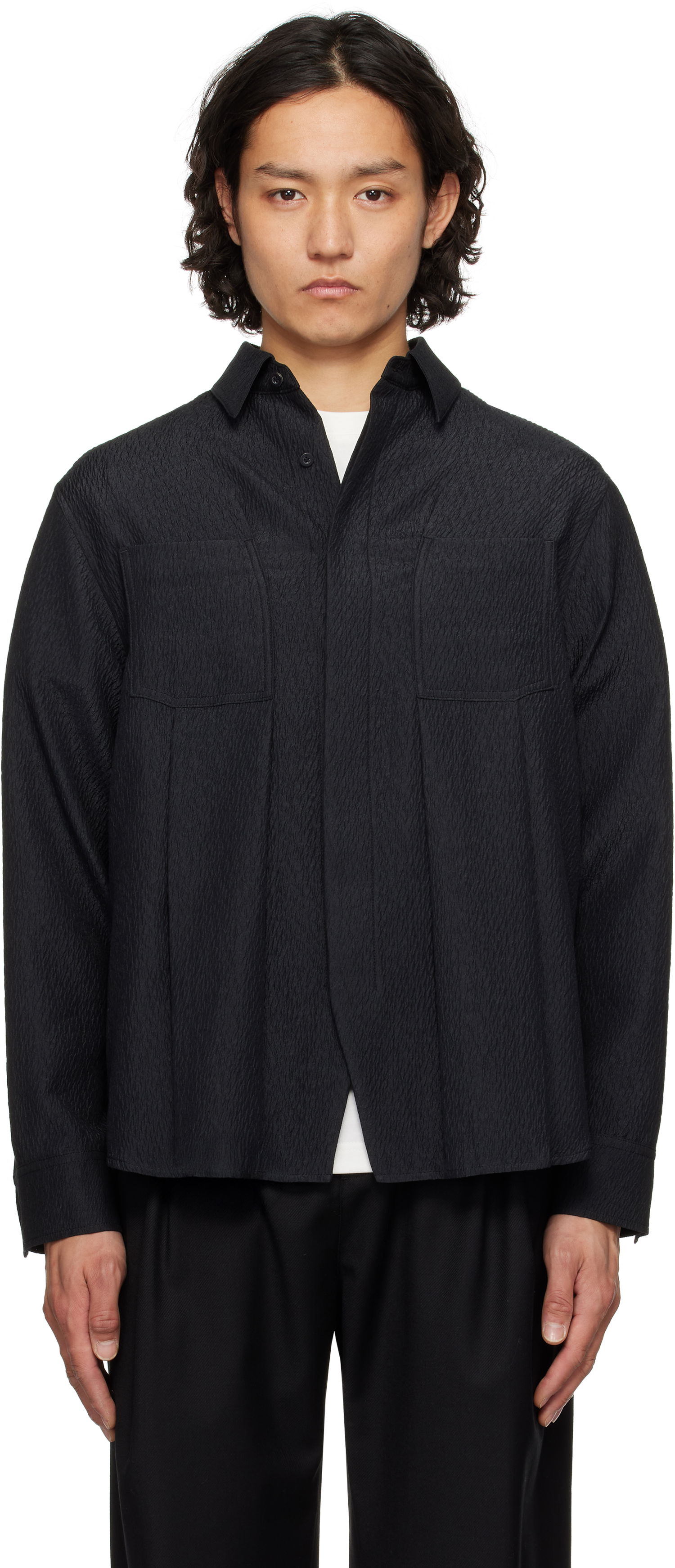 Paita ADER ERROR ADER error Product. 53 Textured Shirt Musta | BO01SSSH0101BK, 0
