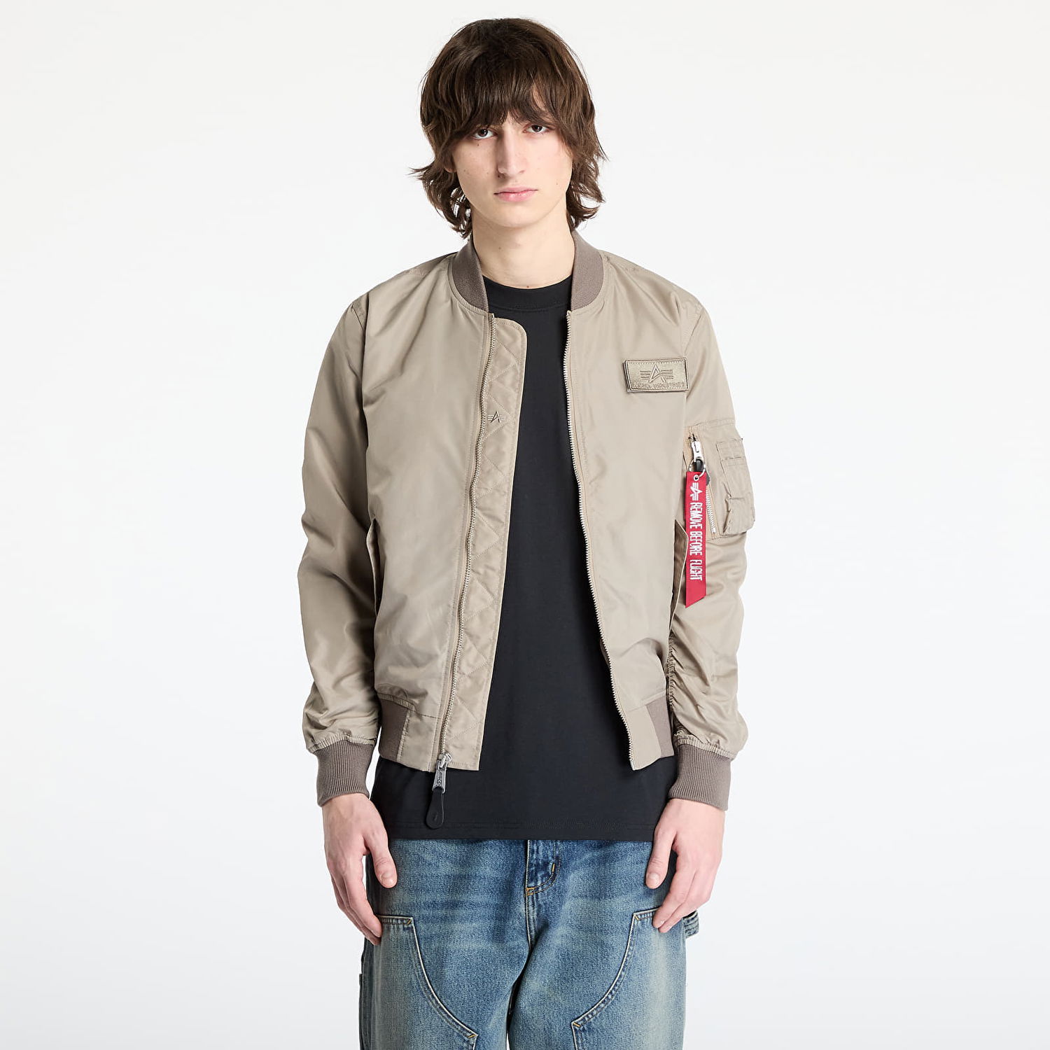 Bomber-takki Alpha Industries Alpha Industries MA-1 TTC Two Tone Contrast Bomber Jacket Beige | 126101-679, 0