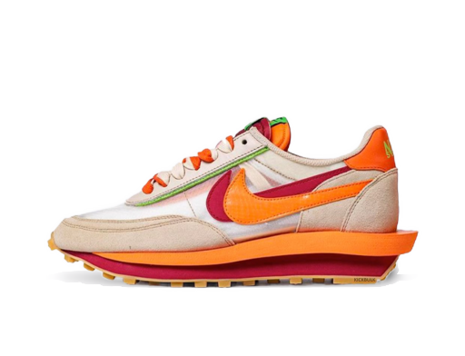 Tennarit ja kengät Nike Sacai x Clot x LDWaffle "Net Orange Blaze" Oranssi | DH1347-100