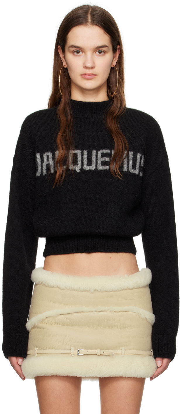Villapaita Jacquemus Black Les Classiques 'La maille ' Musta | 24E241KN353-2329