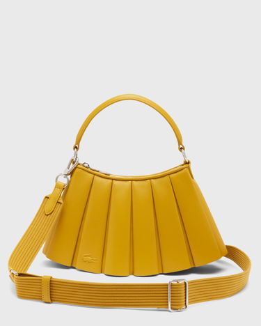 Olkalaukku Lacoste Lenglen Pleated Shoulder Bag Keltainen | NU5011DP-T07, 0