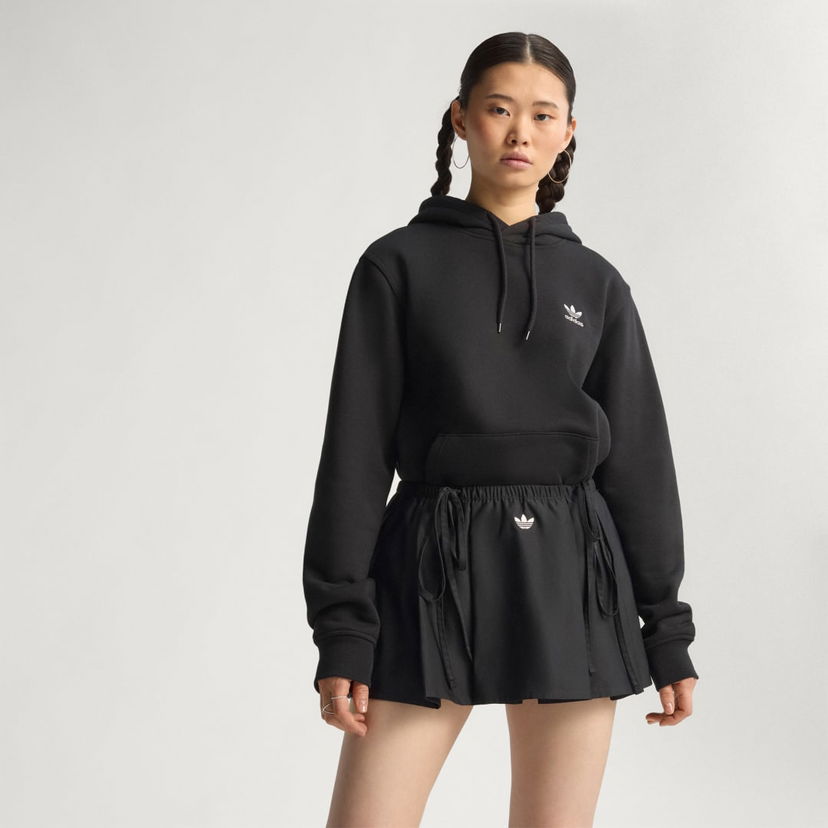 Hame adidas Performance Pleated Mini Skirt with Ribbon Musta | JX2554