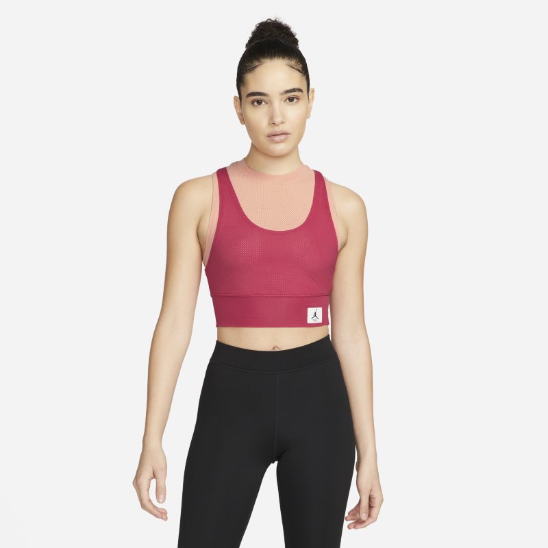 Rintaliivit Jordan Jordan Essentials Cropped Top Punainen | DN0602-614