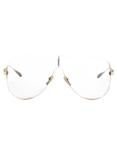 Aurinkolasit Gucci Mask Sunglasses "Gold" Beige | GG1436S