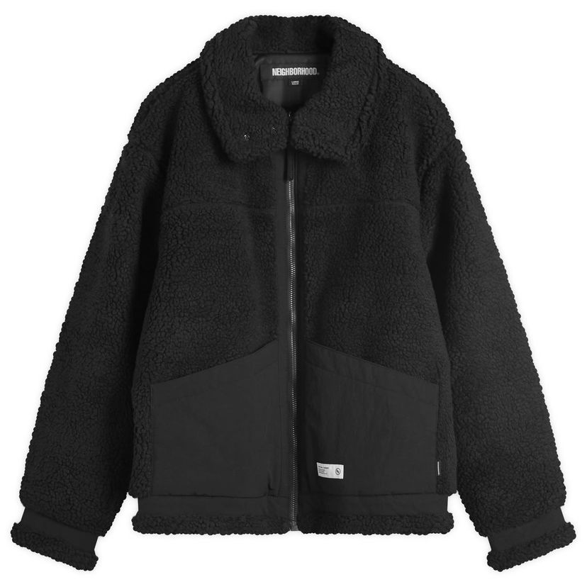 Takki Neighborhood Fleece Jacket Musta | 242SZNH-JKM02-BLK