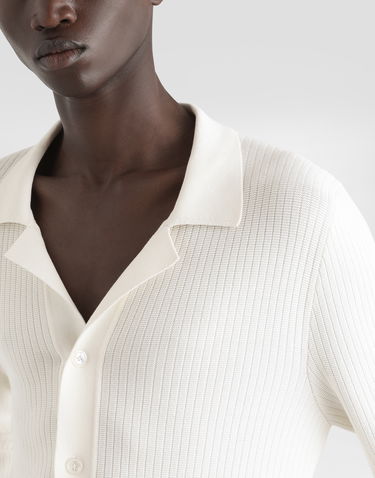 Paita Dolce & Gabbana Dolce & Gabbana Openwork Knit Shirt Valkoinen | GXVB9TJBCFPW0001, 2