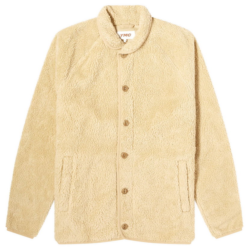 Takki YMC Men's Fleece Jacket Keltainen | P7AZD-20