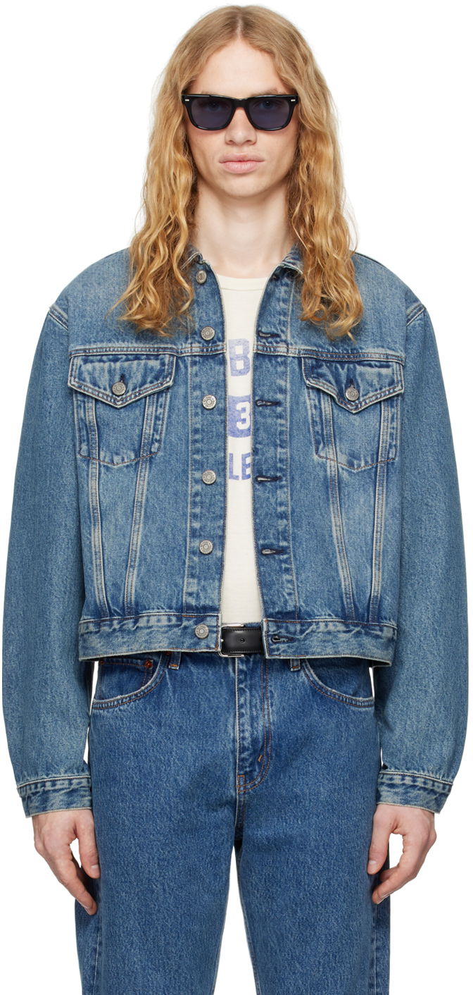 Takki RE/DONE Blue 'The Mel Trucker' Denim Jacket Sininen | 141-06MBOXYTR
