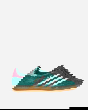 Tennarit ja kengät adidas Originals Gazelle Indoor Collegiate Green Lucid Pink Vihreä | IG5929, 1