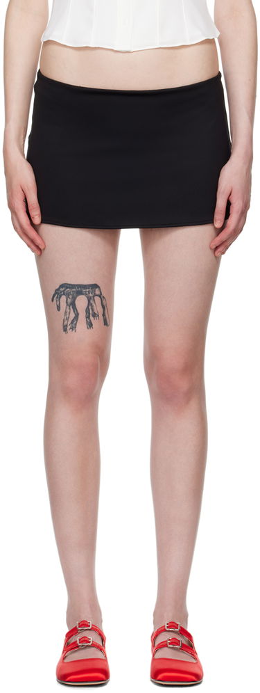 Hame GUIZIO Guizio Micro Miniskirt Musta | C00301K021, 0