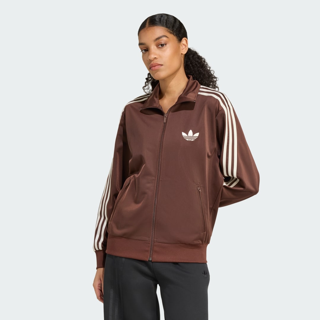 Takki adidas Performance Adicolor Classics Firebird Track Top Ruskea | KH1593, 0