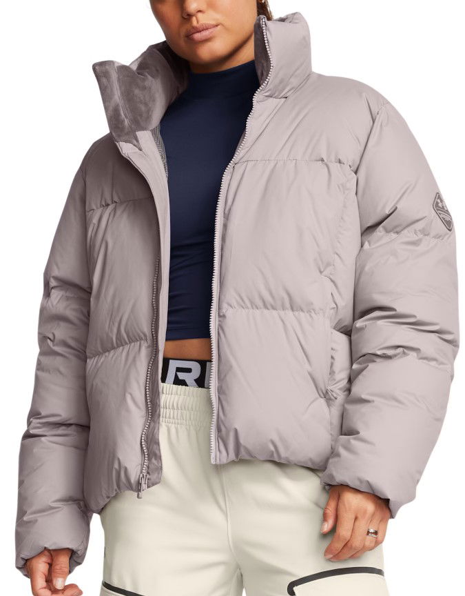 Puffer takki Under Armour Under Armour Limitless Down Puffer Jacket Violetti | 1384648-015