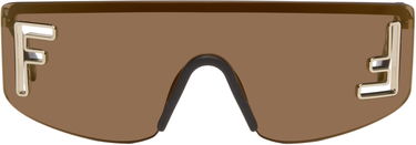 Aurinkolasit FENDI 'FF' Squared Sunglasses Ruskea | FE40168UW0032G 192337229985, 0
