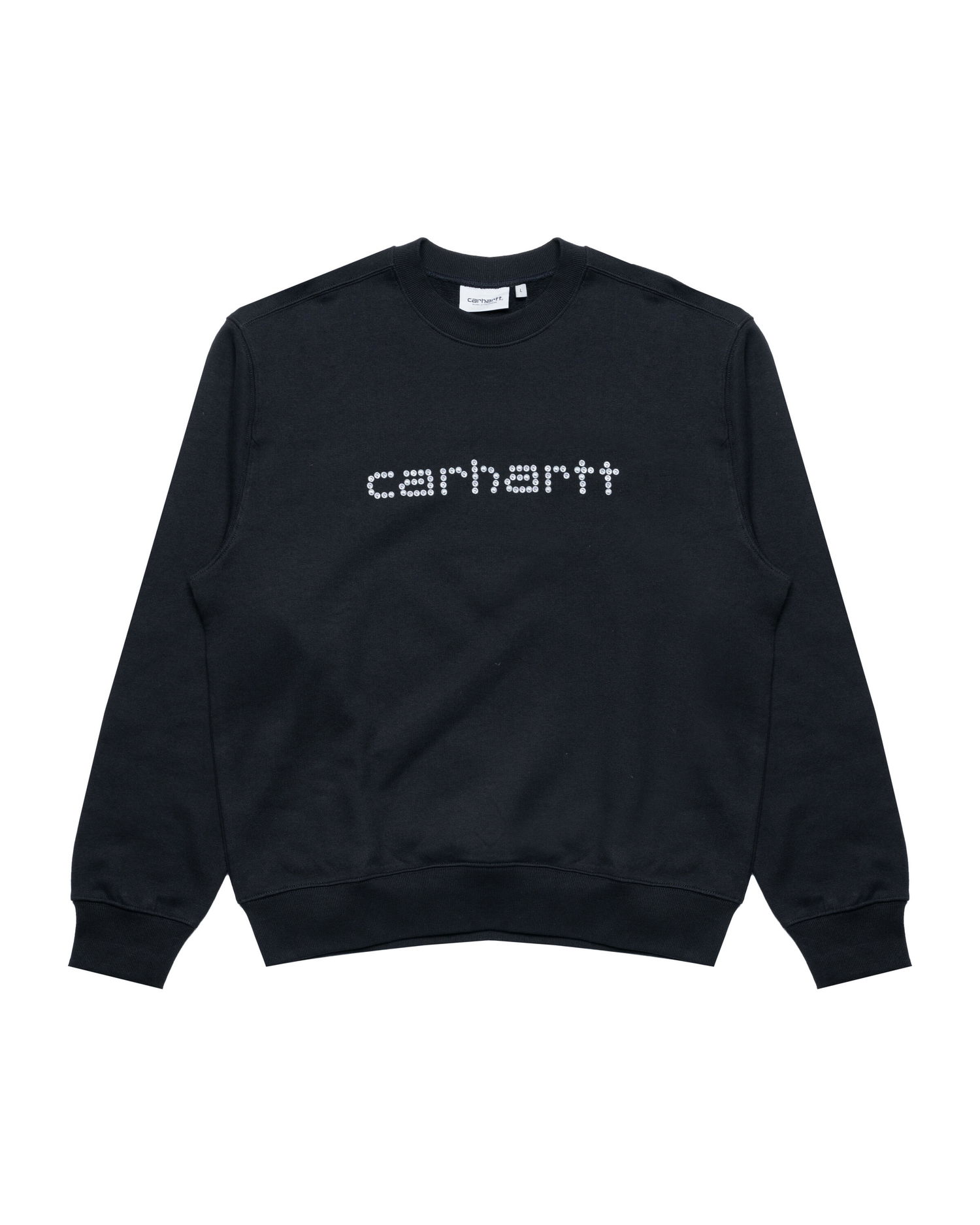 Huppari Carhartt WIP Carhartt WIP Rivet Script Sweatshirt Musta | I034415-89XX, 0