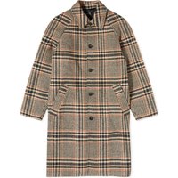 Takit A.P.C. Etienne Check Wool Overcoat Beige | WVBCF-H01519-BAA, 1