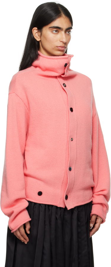 Villapaita ADER ERROR Mock Neck Button Cardigan Vaaleanpunainen | BN01FWKT0703PK, 4