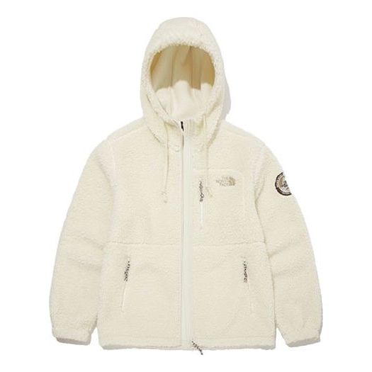 Huppari The North Face Fleece Hoodie Jacket Valkoinen | NJ4FM57A